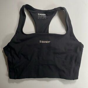 Bandit Running Bra Top Black Womens Large